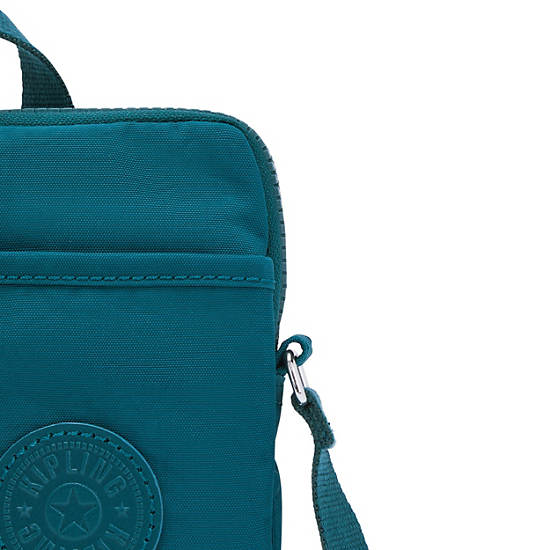 Kipling Tally Crossbody Phone Bag Bold Emerald | CA 1364SG